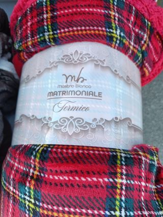 Plaid matrimoniale mastrobianco tartan