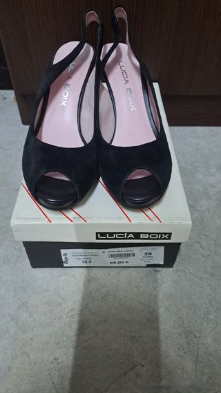 Zapatos tacón negros 