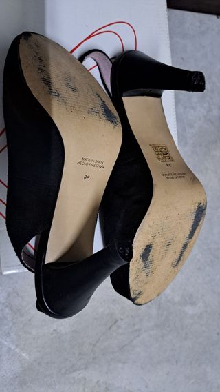 Zapatos tacón negros 