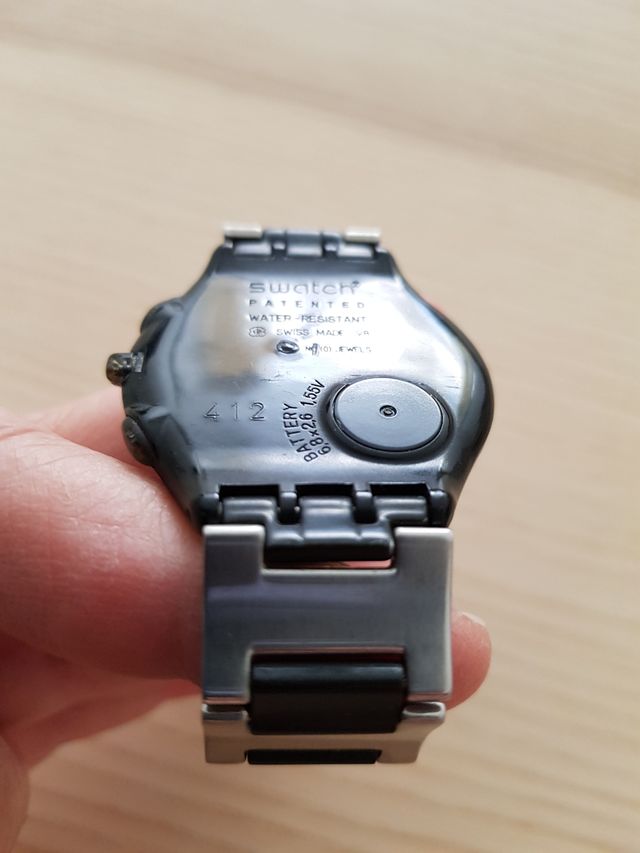 Reloj Swatch SKIN CHRONO ANTICIPACIÓN SUYB101G.