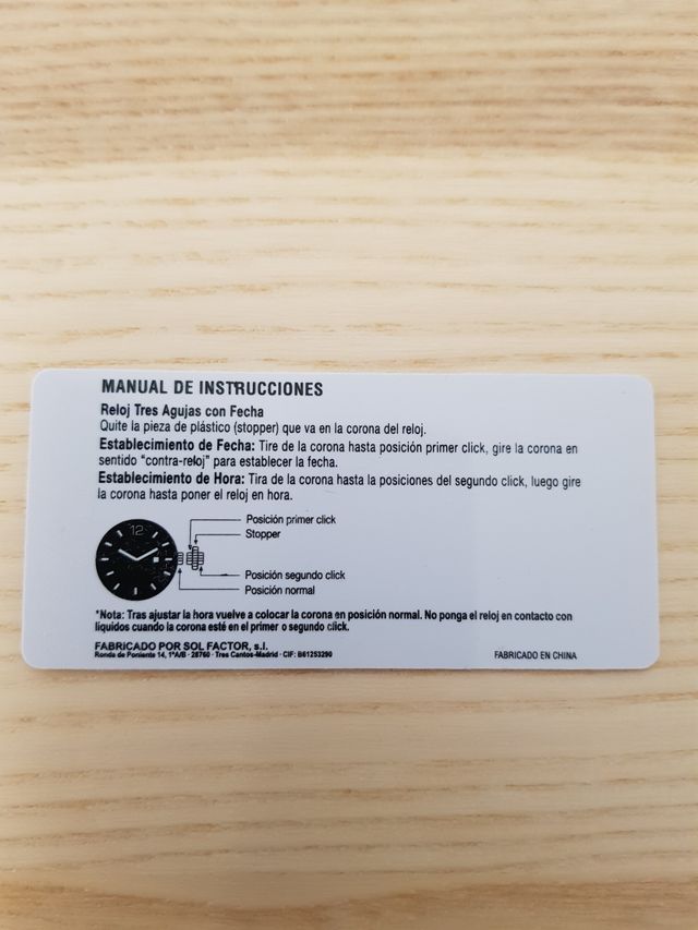 Reloj El Caballo 1892 hombre