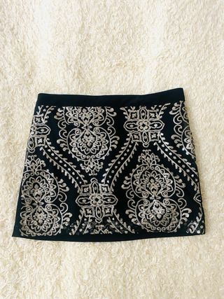 Falda mini lentejuelas 