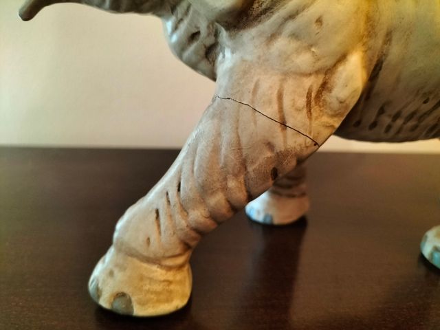 Figura de elefante vintage.