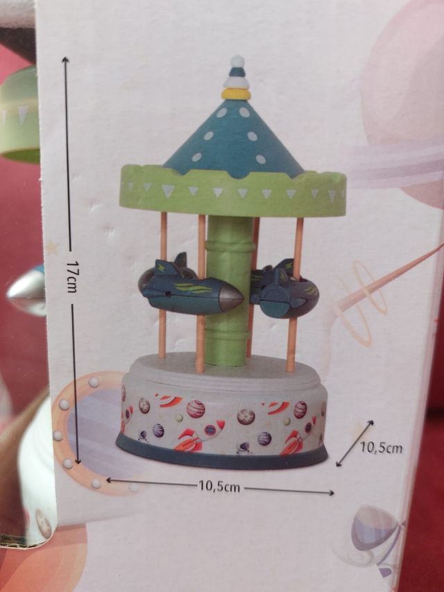 Carillon music box carousel home accents