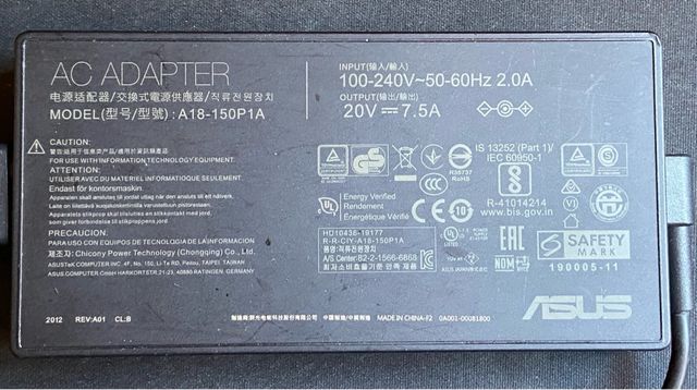 Cargador portatl Asus Original