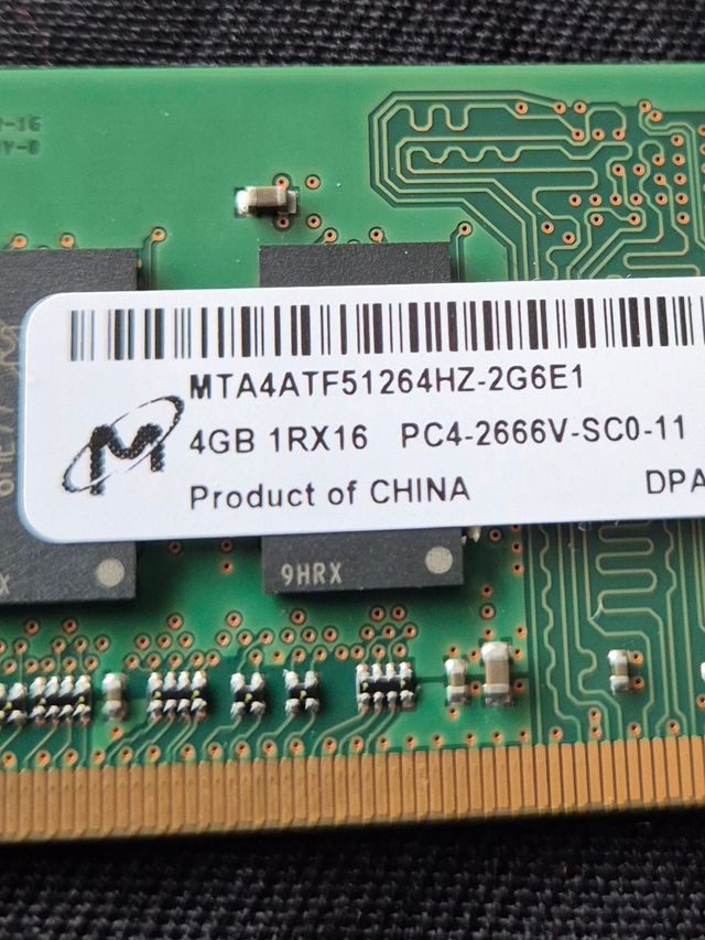 Memoria SODIMM DDR4 de 4 GB