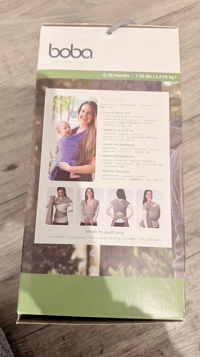 Fular elastico boba portabebes