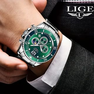 Reloj de pulsera formal de cuarzo para hombre