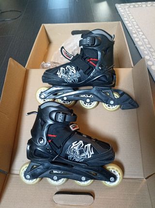 Patines en linea + protecciones 