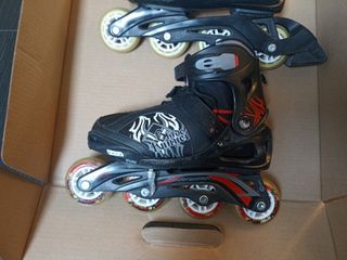 Patines en linea + protecciones 