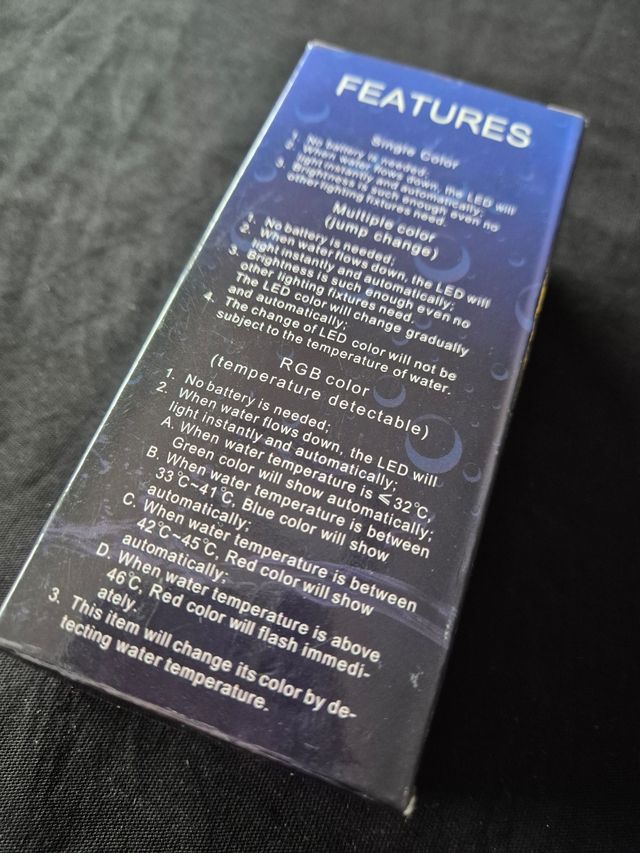 Adapdor LED para grifo.