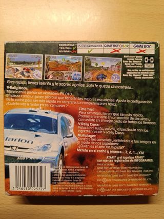 Videojuego nintendo gameboy advance