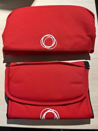 Pack Capota y cubrepiés Buffalo Bugaboo rojo