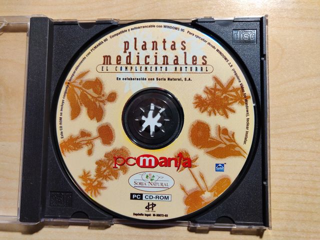 CD-ROM Plantas medicinales PCMANIA