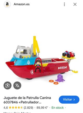 Barco patrulla canina