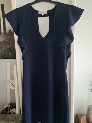 Vestido evento color azul noche Morgan talla 36 