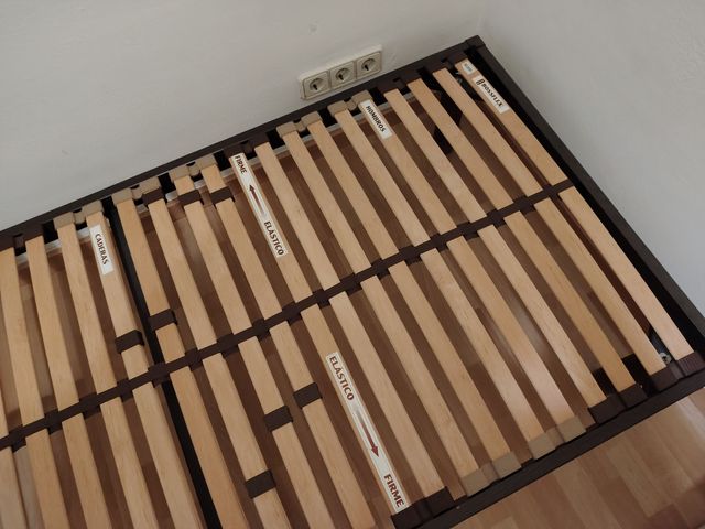 Somier BossFlex, de madera + Patas, COMO NUEVO!