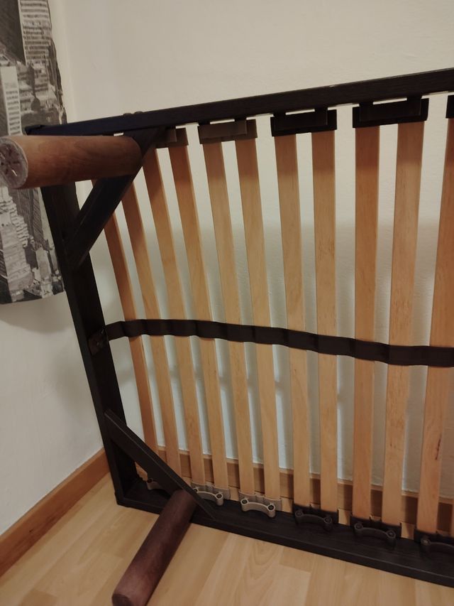 Somier BossFlex, de madera + Patas, COMO NUEVO!