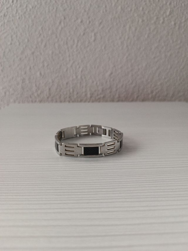 Pulsera acero hombre