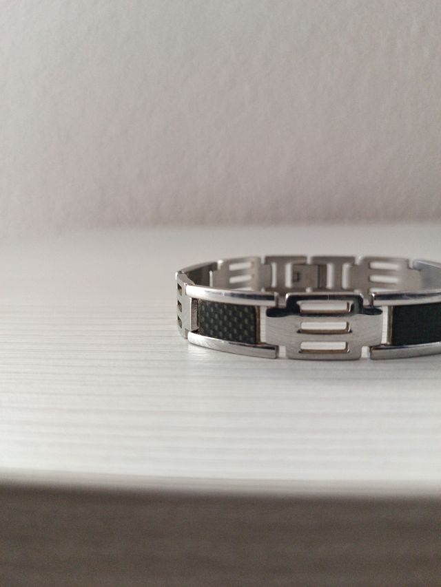 Pulsera acero hombre