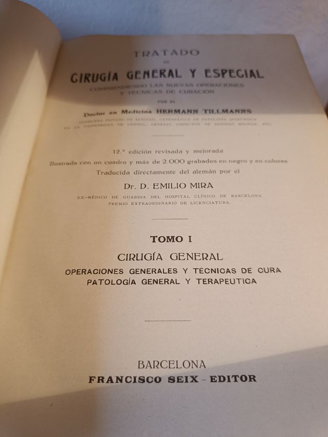 Tratado de cirugía general y especial