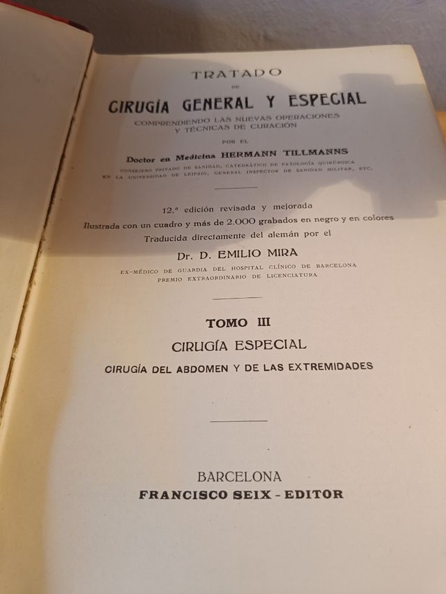 Tratado de cirugía general y especial
