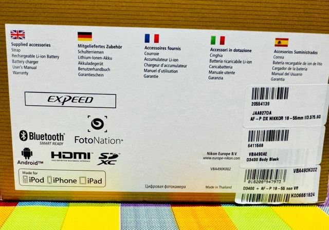 Cámara de fotos Nikon