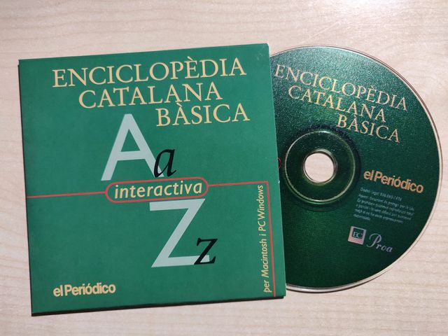 CD-ROM Enciclopèdia Catalana Bàsica. El Periódico