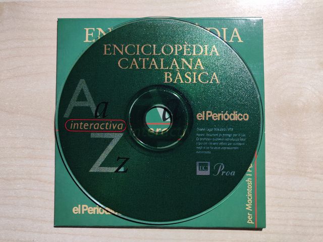 CD-ROM Enciclopèdia Catalana Bàsica. El Periódico