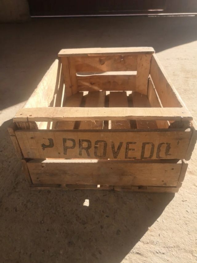 Cajas de madera de fruta