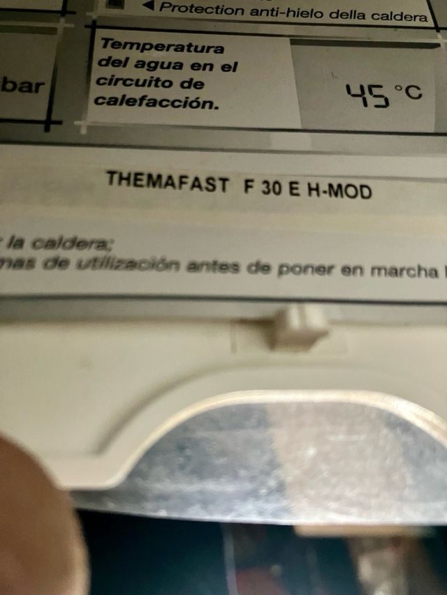 Nueva caldera Saunier Duval themafast f 30 e hmod