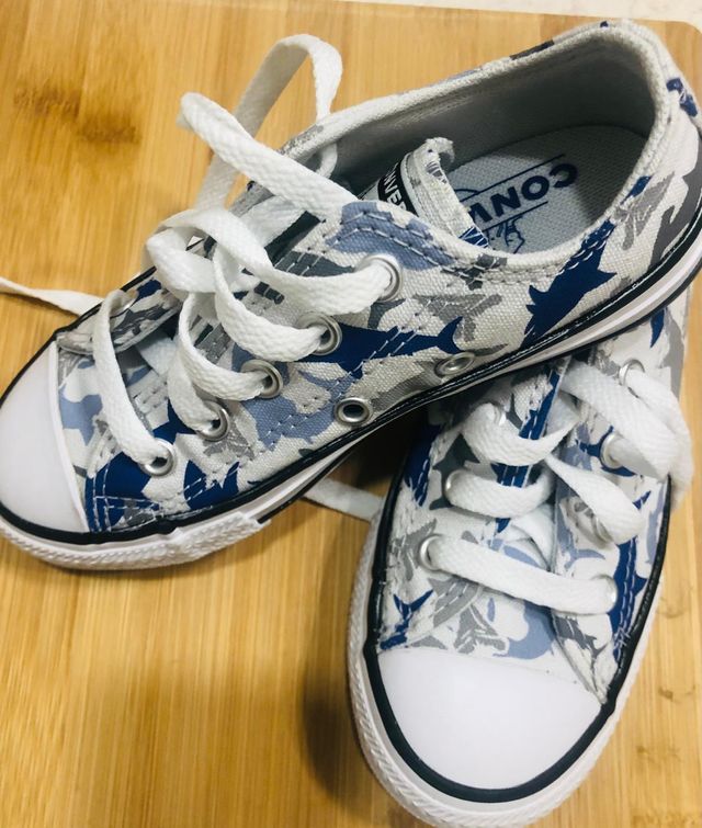 Zapatillas Converse All Star blancas talla 27