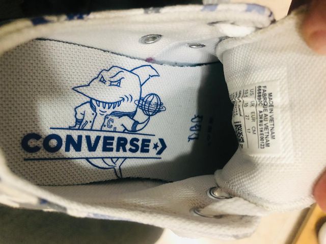 Zapatillas Converse All Star blancas talla 27