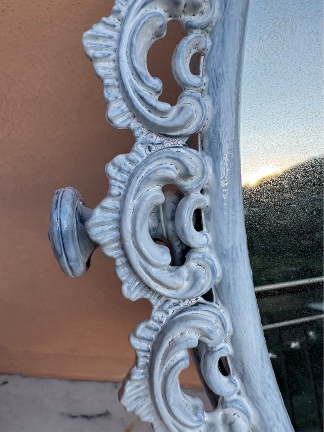 Specchio Rivisitato Shabby basculante in bronzo