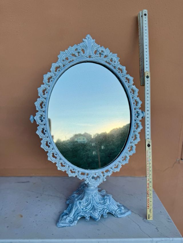 Specchio Rivisitato Shabby basculante in bronzo