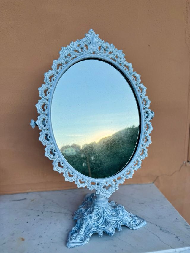 Specchio Rivisitato Shabby basculante in bronzo