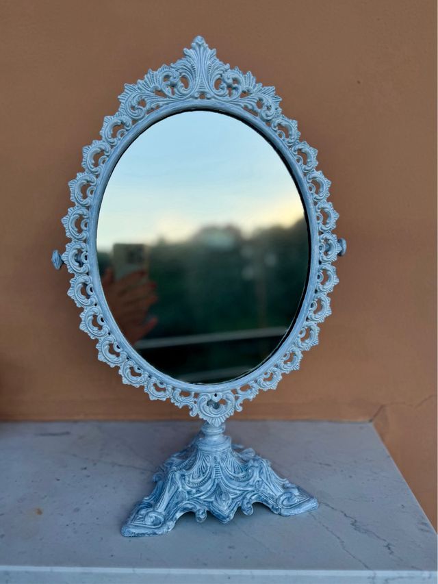 Specchio Rivisitato Shabby basculante in bronzo