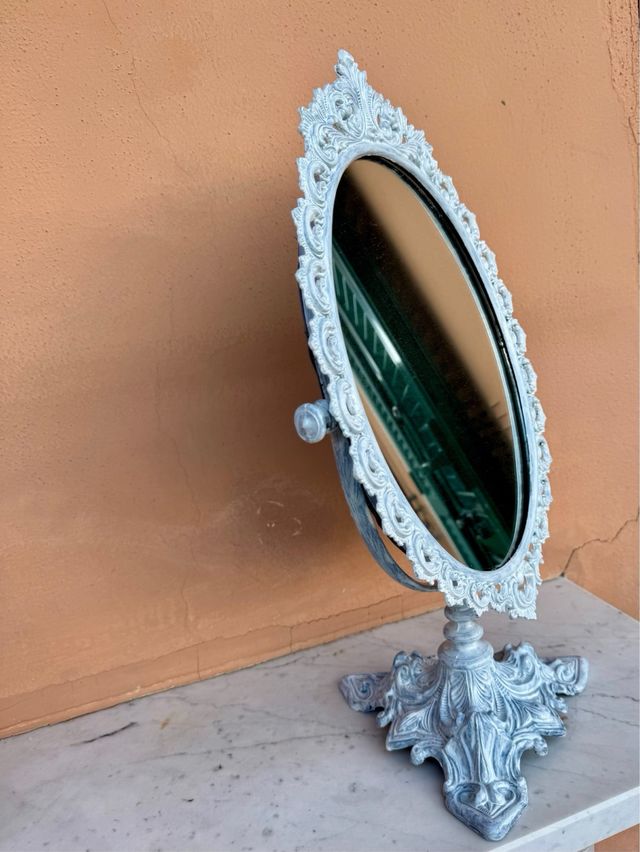 Specchio Rivisitato Shabby basculante in bronzo