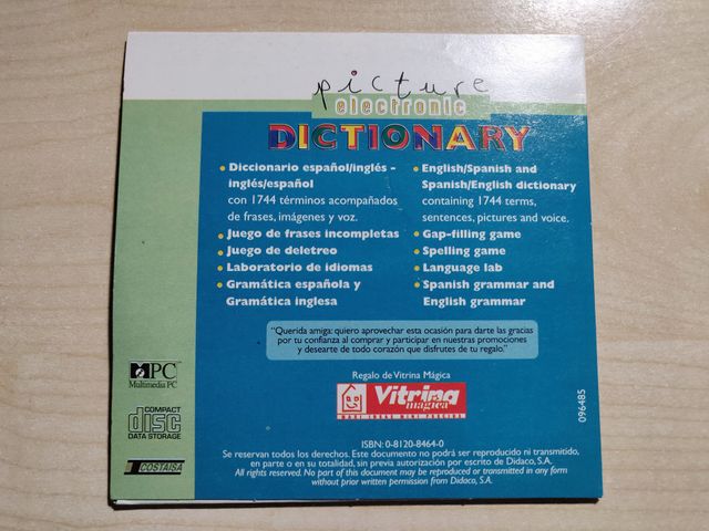 CD-ROM Diccionario Interactivo Inglés-Español