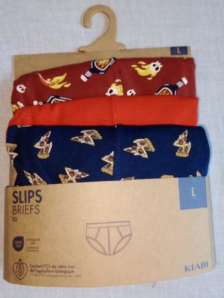 slips hombre talla L con embalaje orig