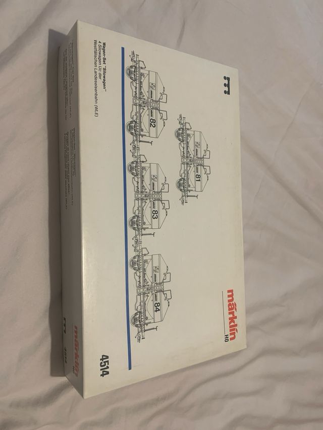 4 piezas Märklin 4540 silowagen
