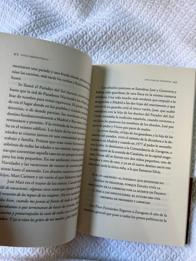 Libro “Vidas arrebatadas” de Pepa Bueno