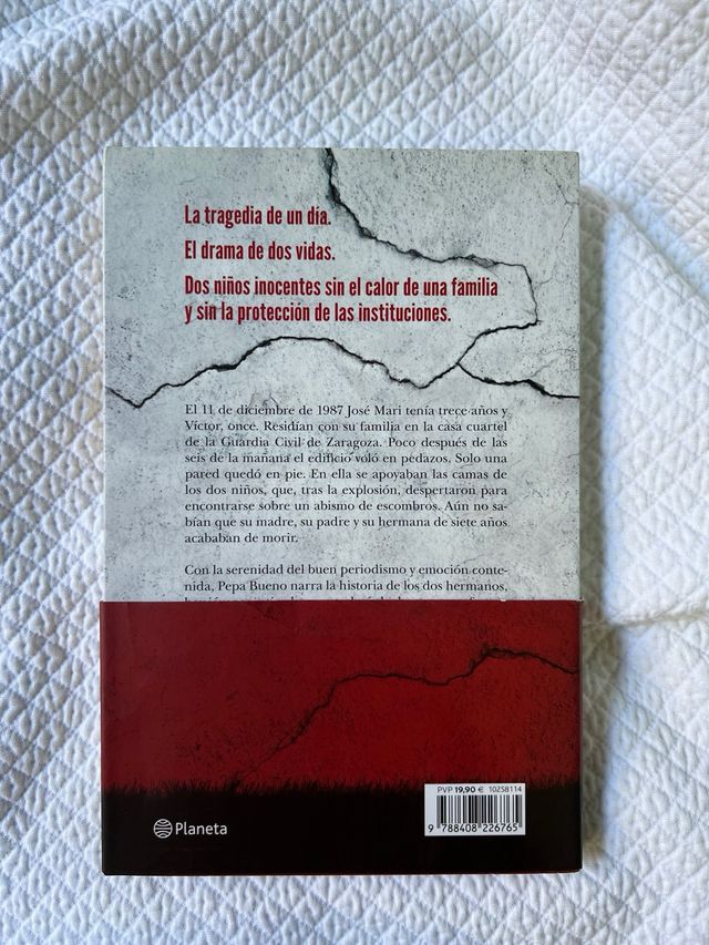 Libro “Vidas arrebatadas” de Pepa Bueno