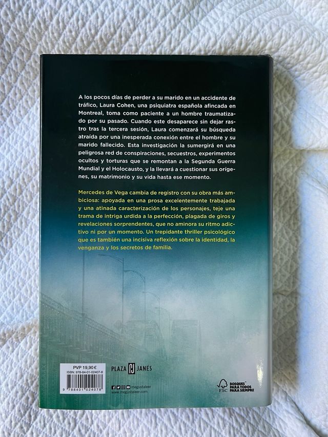 Libro “El largo sueño de Laura Cohen”