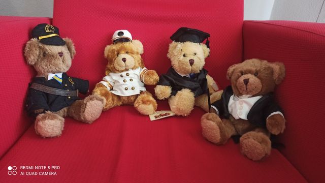 Lote 4 ositos teddy