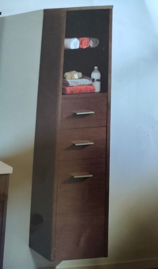 Columna cajonera nuevo madera wengue 30