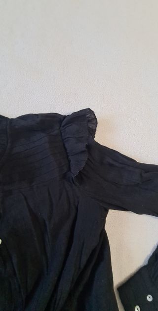 Camisa negra Zara