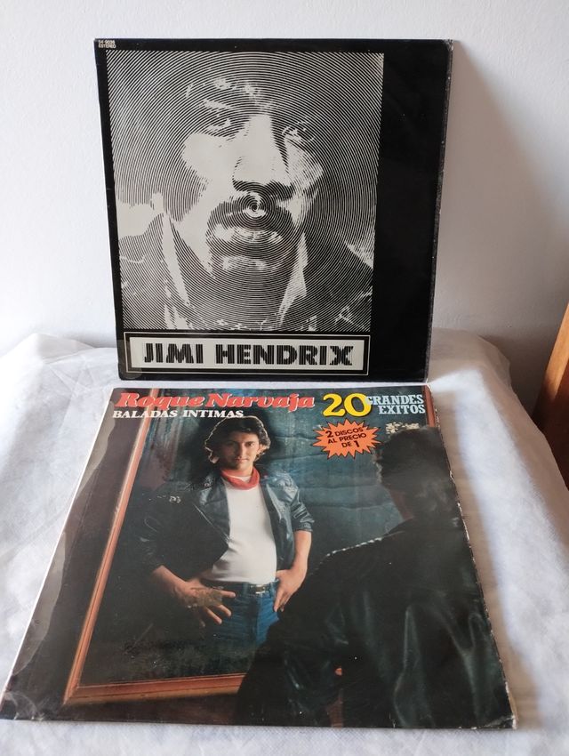 Disco vinilo Jimi Hendrix y Roque Narvaja