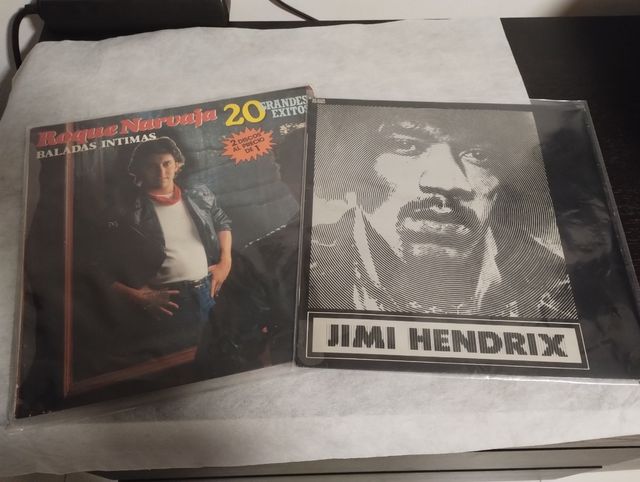 Disco vinilo Jimi Hendrix y Roque Narvaja
