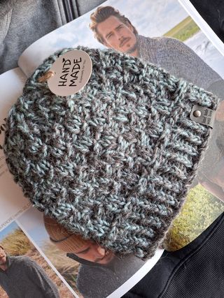 Berretto uomo lana fatto a mano